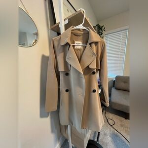 Abercrombie & Fitch Khaki Trench Coat